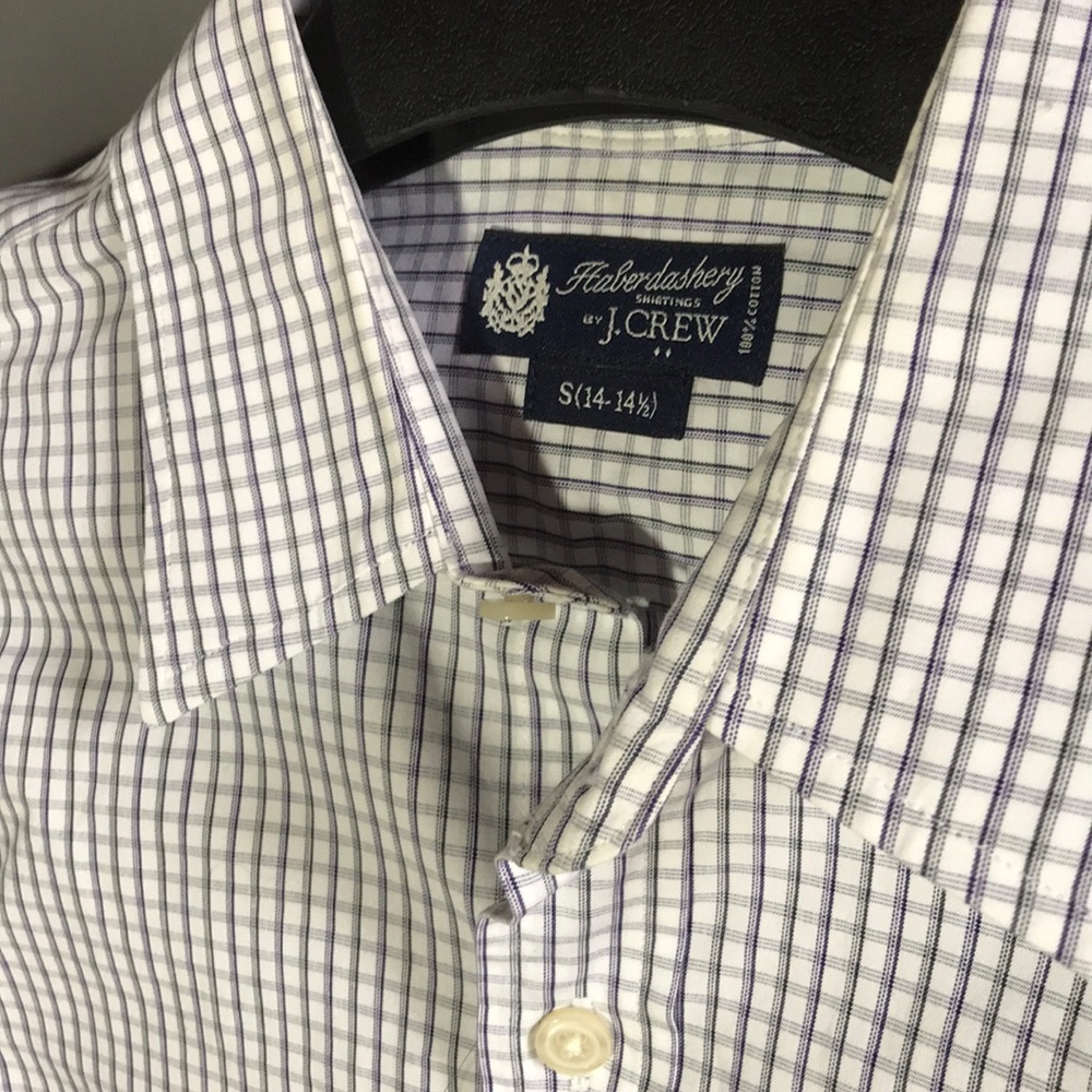 J Crew Checkered Button Up